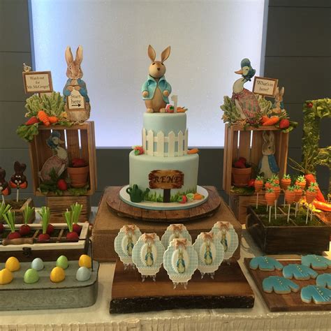 Loved Designing This Super Adorable Peter Rabbit 1st Birthday Design