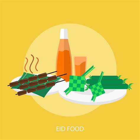 Eid Food Conceptual Illustration Design 474046 Vector Art At Vecteezy