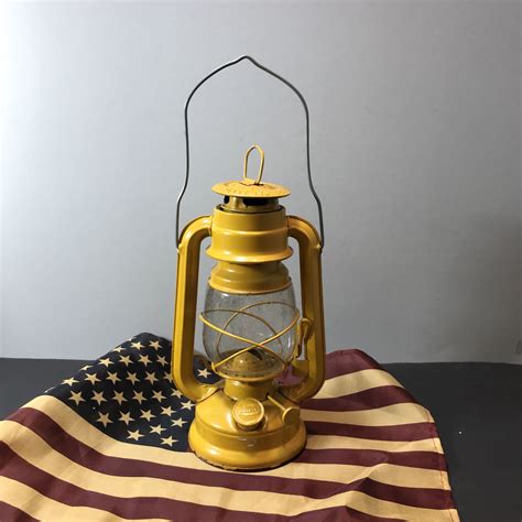 Vintage China Yellow Lantern Paraffin Oil Lantern Only Etsy Yellow