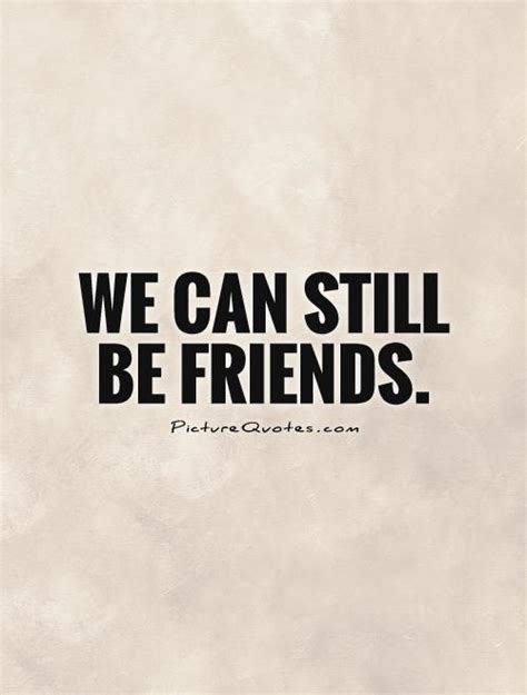 It's a strange, sad affair sometimes seems like we just don't care don't waste time feeling hurt we've. We can still be friends | Picture Quotes