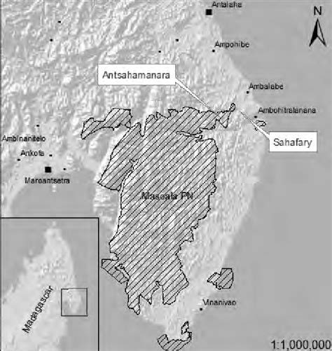 Study Site Location Antsahamanara And Sahafary Localization Map