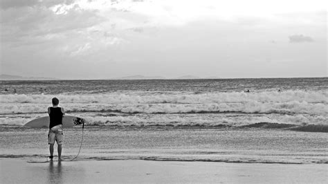 Free Images Beach Sea Coast Sand Ocean Horizon Black And White