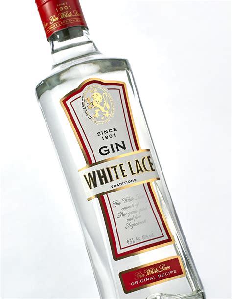 Packaging Design White Lace Gin