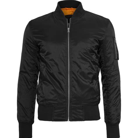 Buy Urban Classics Shiny Bomber Jacket Black 5xl