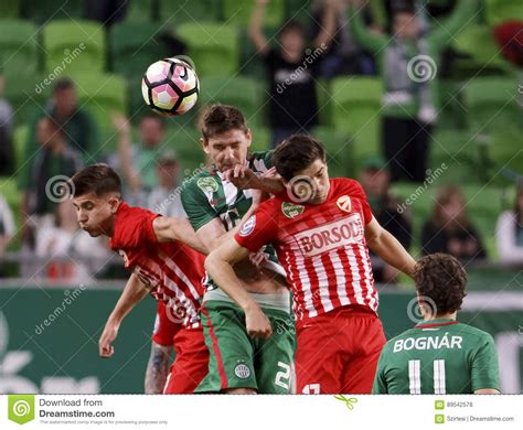 Ferencvárosi tc live score (and video online live stream*), team roster with season schedule and results. Ferencvarosi TC V DVTK - Hungarian Cup 2-1 Editorial Stock ...