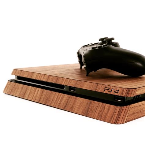Playstation 4 Pro Slim Wood Cover Wood Cover Playstation 4