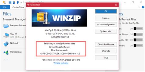 Winzip 21 Registration Code Free Brownpads