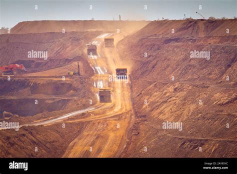 Iron Ore Mine Pilbara Western Australia Stock Photo Alamy