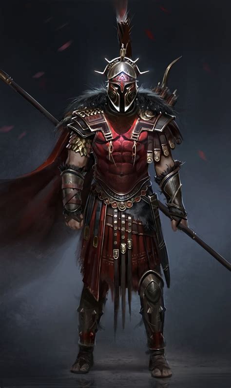 Assassins Creed Odyssey Warrior Concept Art Spartan