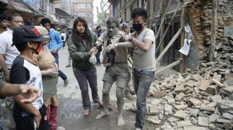 Las Sobrecogedoras Imágenes Del Terremoto En Nepal Bbc News Mundo