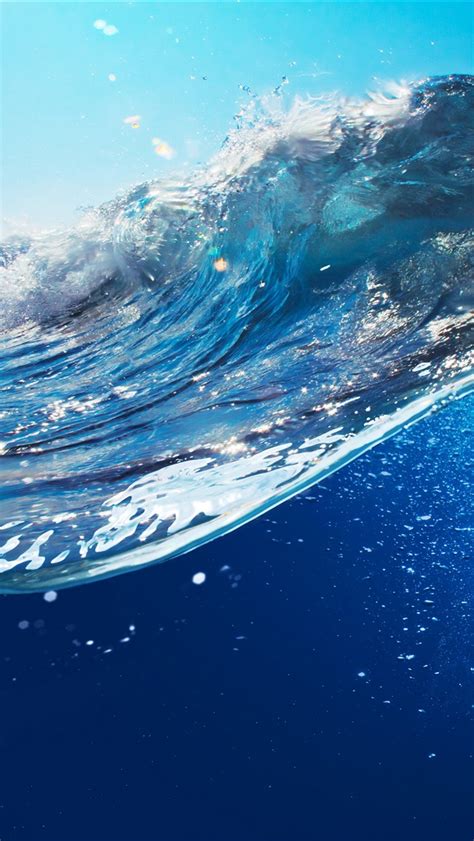 海浪，海水，飞溅，水下 1242x2688 Iphone 11 Proxs Max 壁纸，图片，背景，照片