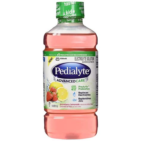 Pedialyte Advance Care Electrolyte Solutions Strawberry Lemonade 33
