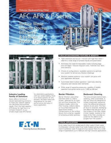Eaton Internormen Hydraulic And Lubrication Filters Brochure Eaton Filtration Pdf Catalogs