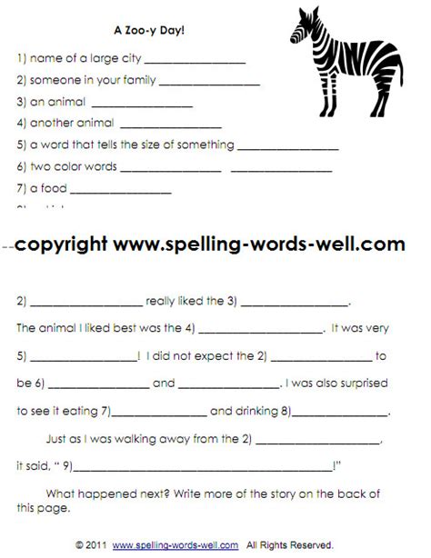 Each worksheet (as well as the spelling words). 2nd Grade English Worksheets | Homeschooldressage.com
