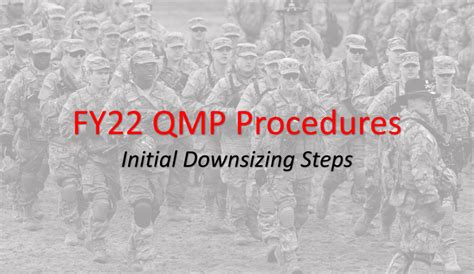 Fy22 Qmp Procedures Armyreenlistment