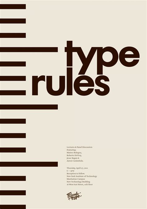Typography Rules Poster