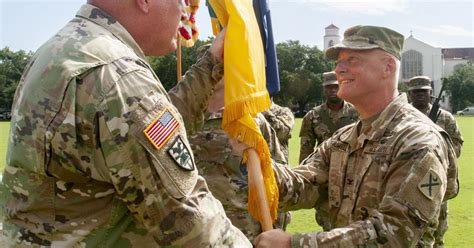 218th Maneuver Enhancement Brigade Holds Change Of Command Ceremony At