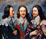 1635-1636 - 'Charles I in Three Positions' by Anthony Van Dyck (Dutch ...