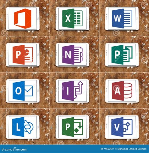 Microsoft Office Word Excel Powerpoint Editorial Photo Image Of