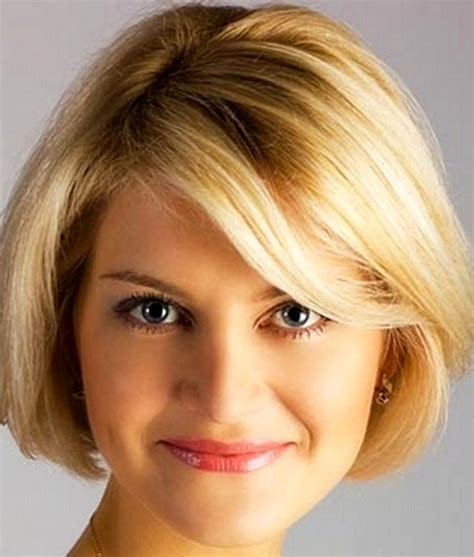 It gives off the vibe of a very young person. 14 Best Short Haircuts for Women with Round Faces