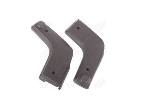 Hinge Cover Set Bench Seat Side Black Incl - #H-11390-7A - National