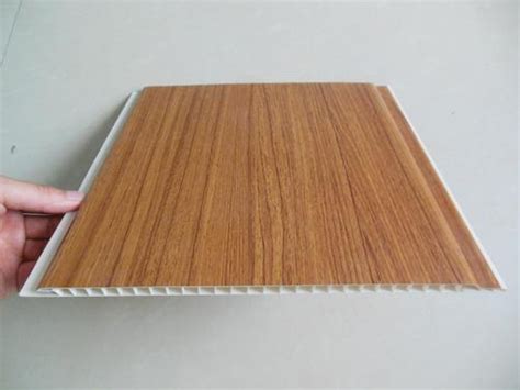 Wood Grain Laminate Pvc Wall Cladding Panel In West