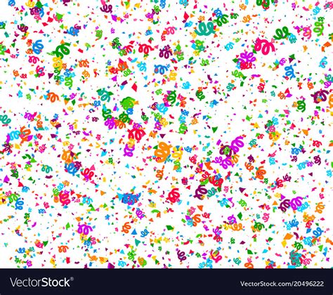 Carnaval Or Festival Confetti Colorful Pieces Vector Image