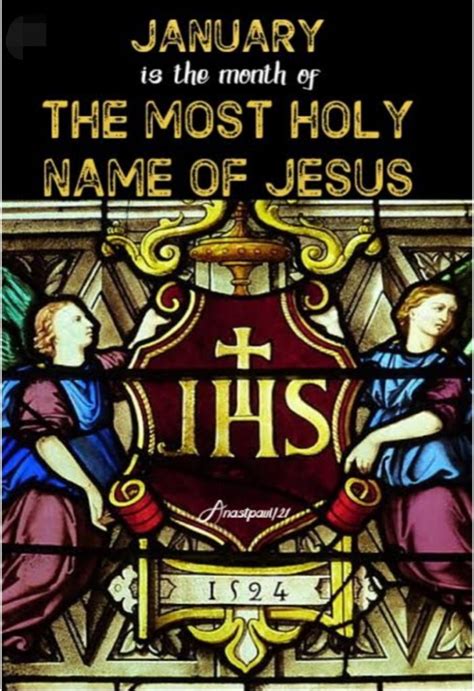 Memorial Of The Most Holy Name Of Jesus 3rd January Prayers And