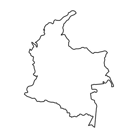 Mapas De Colombia Croquis Del Mapa De Colombia B48