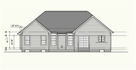 House Plan 56402 Traditional Style With 1700 Sq Ft 3 Bed 2 Bath
