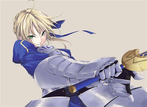 Armor Artoria Pendragon All Blonde Hair Fate Series Fatestay Night