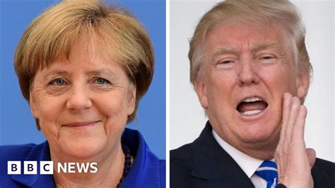 Trump Has Enormous Respect For Merkel Says Aide Bbc News
