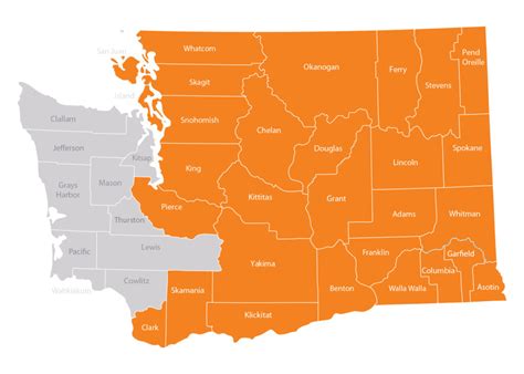 Coverage Areas Washington State Local Health Insurance Chpw