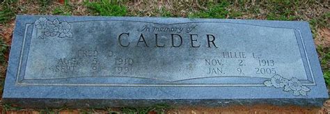 Lillie Lee Kuykendall Calder 1913 2005 Memorial Find A Grave