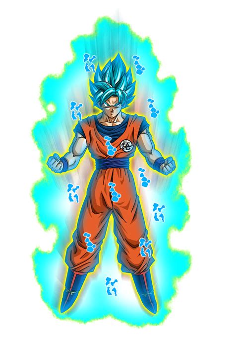 Goku Ssj God Blue Aura By Gokuxdxdxdz On Deviantart