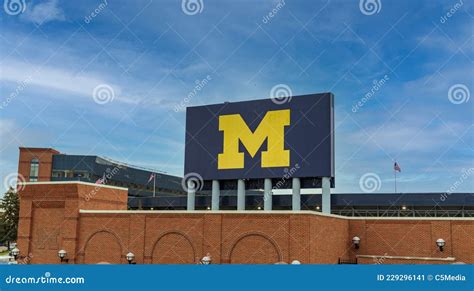 Michigan Stadium Home Of University Of Michigan Football Editorial