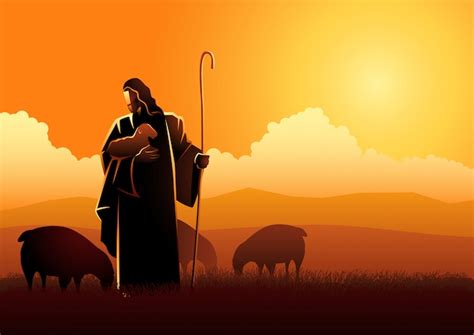 Jesus Shepherd Art