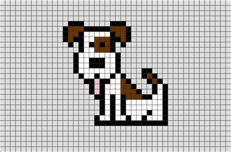 Dog Sit Pixel Art Brik