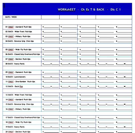 Create playlists and listen commerical free. Workout Template Sample in 2020 | Workout template ...