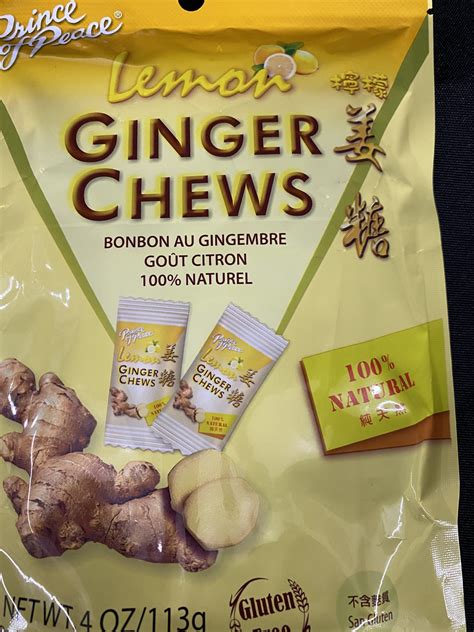 Lemon Ginger Chews The Nutman Company Usa Inc