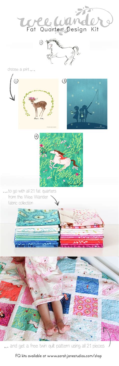 Wee Wander Spring Art And Fabric Release — Sarah Jane Studios