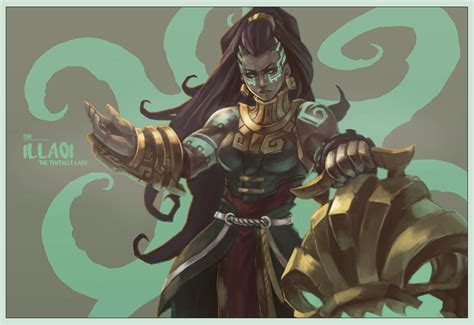 Illaoi The Tentacle Lady By Monorirogue Wallpapers Hd Desktop