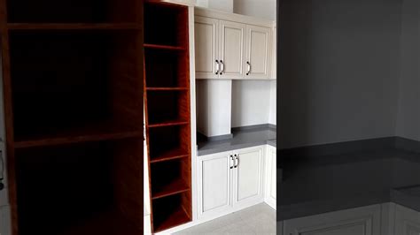 See more ideas about white upper cabinets, kitchen design, kitchen remodel. Aluminum Wood Grain White Kitchen Cabinet - YouTube