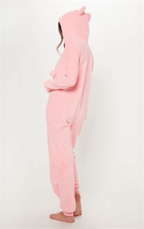 Pink Bear Onesie Nightwear And Onesies Prettylittlething