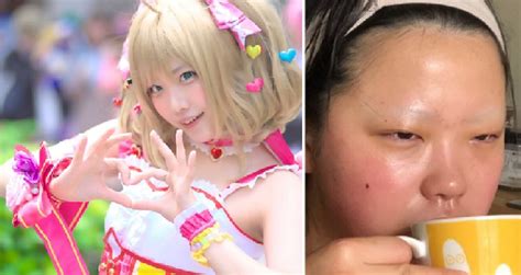 Japanese Cosplayer Shocks The Internet After Posting Before And After