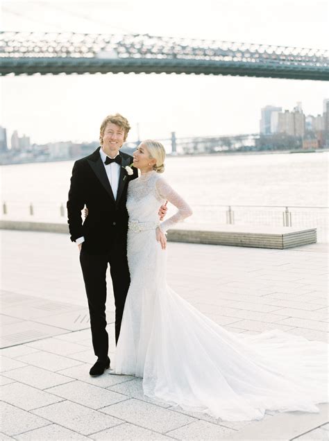 Wayne Gretzkys Son Ty Wed His Bride Sara At A Modern Gatsby Wedding In