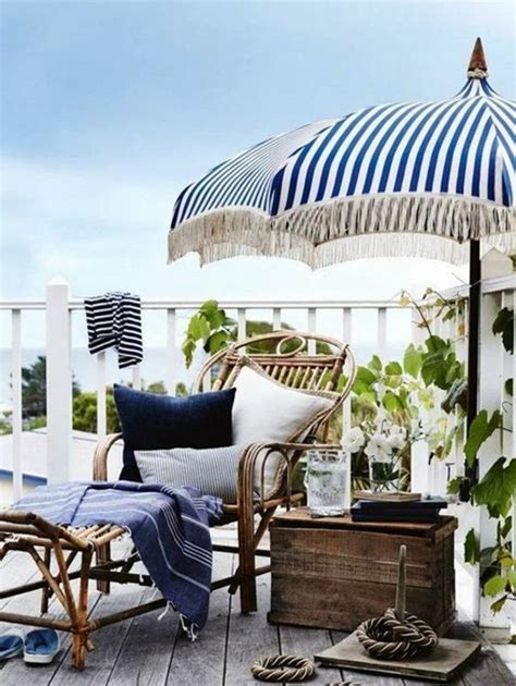 Beach Themed Reading Nook In The Balcony