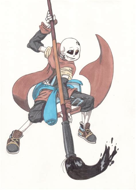 Check out ink!sans fight (wip). Ink!Sans by TrueWinterSpring on DeviantArt