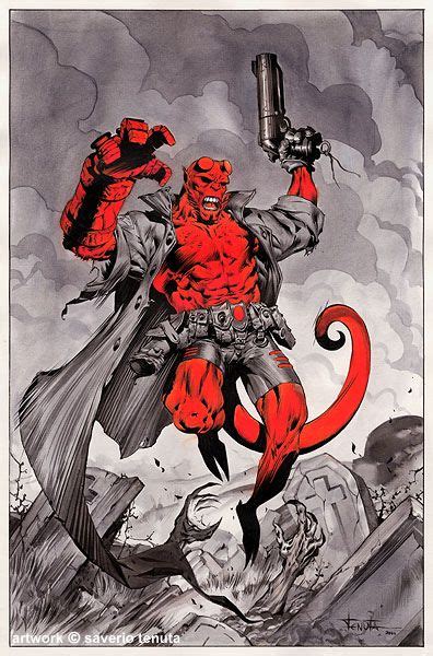 Hellboy Comic Art Hellboy Art Dark Horse Comics
