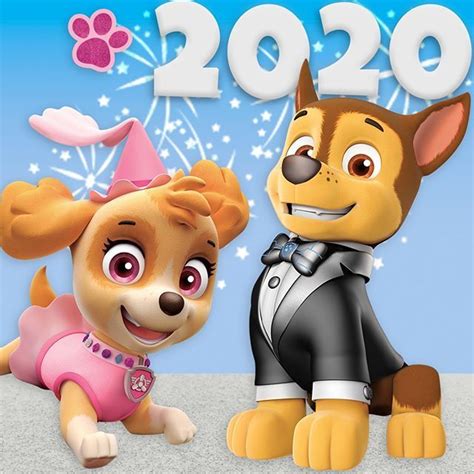 A Cartoon Dog With A Party Hat And Dress Up Outfit Next To A Puppy In A
